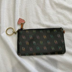 Dooney & Bourke wristlet & keychain